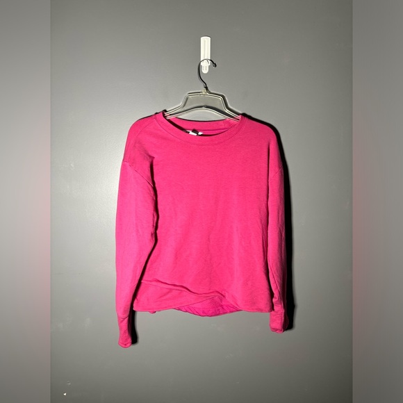 Athleta Solitude Sweatshirt in Tulip Pino Heather Size Medium - Picture 2 of 6